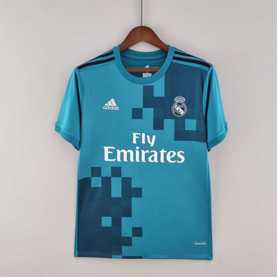 AAA Quality Real Madrid 17/18 Third Blue Soccer Jersey